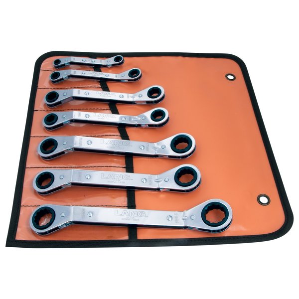 Kastar Hand Tools/A&E Hand Tools/Lang 7pc MET OFFSET WR SET - ROLL POUCH KHROWM-7P